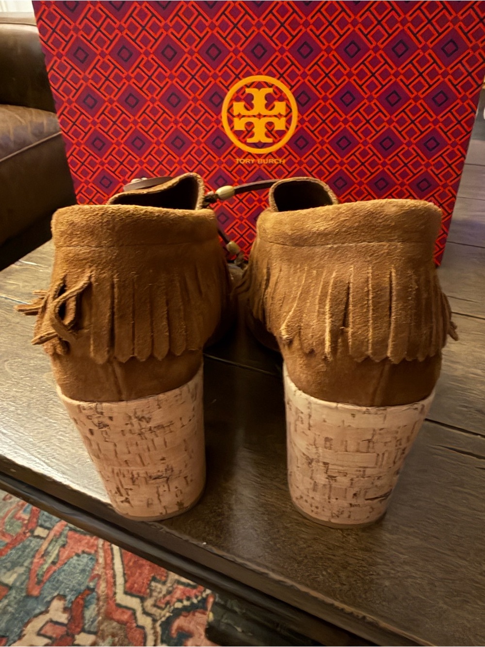 Tory Burch Huntington Fringe Bootie - Picture 3 of 5